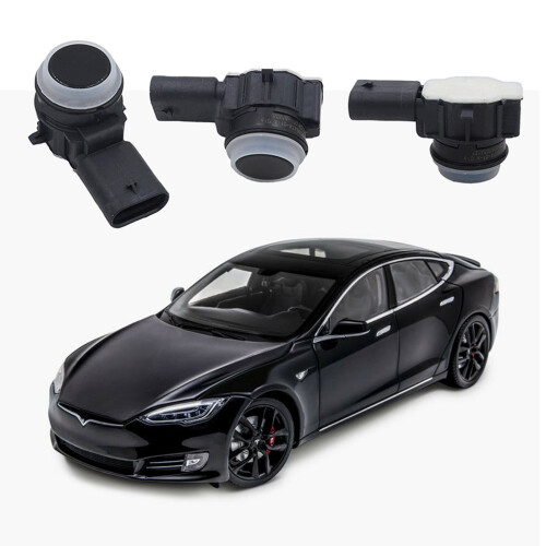 2X Auto Auto Parken Sensor Parken Sensor Einpark Hilfe Sensor für  Model S X 1048474-01-A 0263033337 1