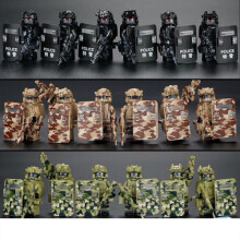18pcs Building Blocks Ghost Special Forces Military Special Forces People's Armed Forces Boys Assembled Children's Toys