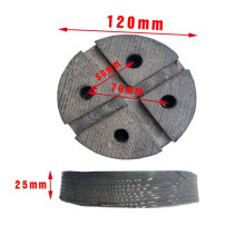 4Pcs Universal 120mm Ox Tendon Rubber Arm Pads for Auto Lifting Car Truck Hoist