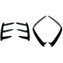 Rear Bar Wind Knife Modified Decorative Exterior Car Stickers with Car Black Rear Bumper Spoiler Flank Tail Wind Knife