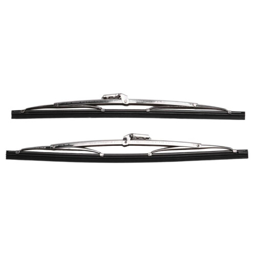 2Pcs 12inch Car Front Windshield Wipers Polished Front Windshield Wiper Blades Car Universal Replacement Parts