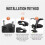 New  Bicycle Alarm Tail Light Waterproof Auto Brake Sensing Taillight Remote Control Motorcycle Security Protection 1