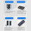 Wireless Intercom Phone 433MHz 1000m Range, Full Duplex, Desktop Mount 5