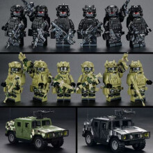 Building Blocks Ghost Special Forces Military Special Forces People's Armed Forces Boys Assembled Children's Toys Fit Lego