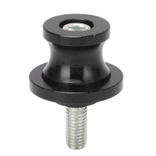 CNC Motorcycle Swingarm Spools M8 Black Pair
