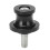 CNC Motorcycle Swingarm Spools M8 Black Pair 1