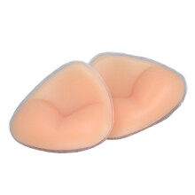 Extra Thick Silicone Push Up Bra Pads Reusable Waterproof Flesh Colour Small