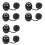 6PCS RJ45 Panel Mount Coupler, IP68 Shielded Industrial Panel Mount Ethernet LAN Through Connector for CAT6/CAT5E/CAT5 1