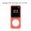 Bluetooth MP3 Player 1.77in LCD, 128GB Max, Red 2