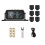 Bil RV Truck TPMS 6-Hjulssensor Solar Däcktrycksövervakningssystem 0-8Bar Extern TPMS-Sensor för Bil 2