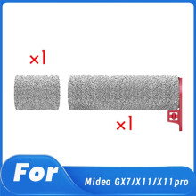 För Midea X11/X11 Pro/GX7 Golvskrubbmaskin Rullborste Reservdelar Segmenterad Fluffrullborsteenhet