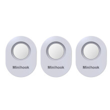 Magnetic Remote Control Holder Sticker for TV,Air Conditioner Remote Control Organizers Storage Wall Mount 3 Piece