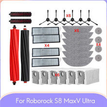 30PCS Brush Mop Cloth Dust Bag Filter Kit for  S8 MaxV Ultra Vacuum Cleaner Accessories Replacement Parts