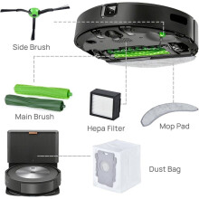 Replacement Parts Kit for Combo 10 Max,Combo J9+,Combo J7+/ Robot Vacuum Cleaner Parts