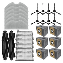 For X8 Pro/X8 Pro SES Robot Vacuum Cleaner Spare Parts Main Brush Side Brush Filter Dust Bag Mop Cloth