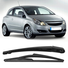 Bras de lave-glace arrière avec balai pour Vauxhall Corsa D en métal durable