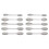 10pcs Texture Tool Sets for Clay Art, Single / Double, Clay Texture Rolling Gadget, Emboss Plaids Hand Rollers 1