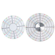 2 Piezas de Divisores Circulares para Modelado de Cerámica, Herramienta para Modelar y Recortar Esculturas de Cerámica en Arcilla (12 cm + 9 cm)