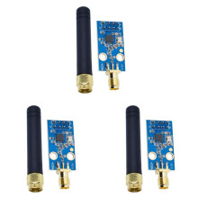 Módulo Transceptor de Radiofrequência CC1101 com Antena SMA Módulo Transceptor Sem Fio para 433 MHZ Melhore o Sinal, A