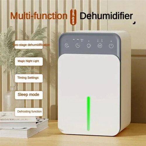 Intelligent Portable Dehumidifier with Deodorizing,Moisture Absorbing Mold Eliminator for HomeOffice DampnessControl(US) 2