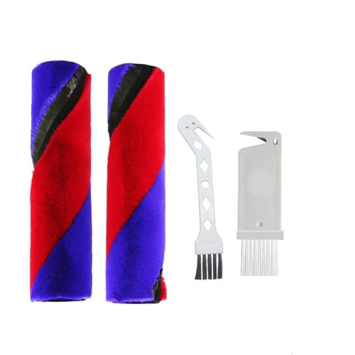 2PCS Replace Main Brush Compatible with  SV19 OMNI-GLIDE/SV21 MICRO Vacuum Cleaner Double Roller Brush Soft Velvet Roller Brush A 1