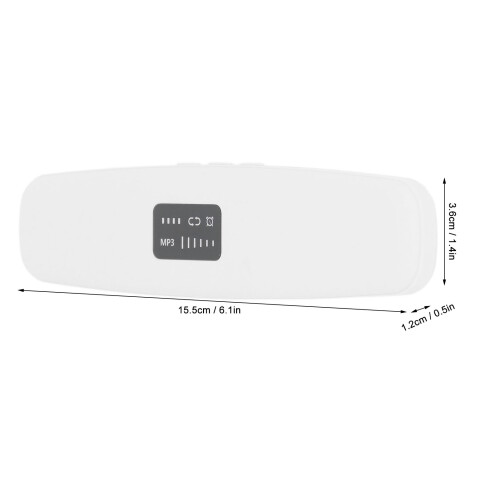 Knochenschall-Schlafsprecher 15,5 cm Wireless Bluetooth MP3-Player Weiß 1