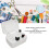Portable Automatic Bobbin Winder 6-Thread Compact Sewing Machine in White 7