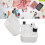 Portable Automatic Bobbin Winder 6-Thread Compact Sewing Machine in White 15