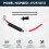 Car Positive Battery Cable for  E90 E91 E92 Battery Leads Protection Wire Cable 61129312133 4