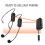 2.4G Mic System Long Range Wireless Microphone System  Handheld Mic 2 in 1 for Teaching Stage Performers 5