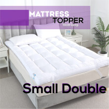 (Small Double) Mattress Toppers Microfiber 10cm Hotel Quality Box Stitch Anti Allergy All Sizes