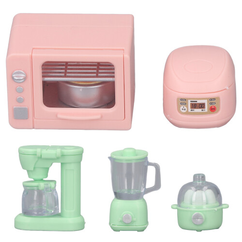 Educational Play Kitchen Accessories Set Realistic Lights And Sounds Interactive Features Child Friendly Design Durable Miniature Kitchen Set