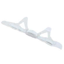 Atmungsaktives Anti-Schnarch-Kinnband für Kinder, Grau, S (20–50 kg)