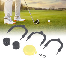3 Stück Golf-Putt-Gates aus Aluminiumlegierung, 50/55/60mm, tragbares Trainingshilfsmittel