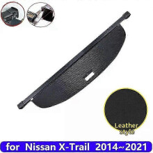 (As show, One size) Car Trunk Curtain for Suitable for Nissan X Trail T32 Rogue 2014-2021 Rear Rack Partition Accessories