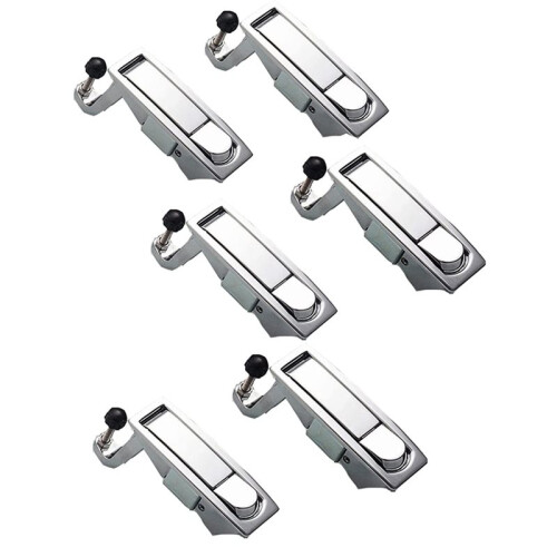 6PCS Compression  Lock Trigger  Lock Zinc Alloy Adjustable Lever Hand Operated Flush Compression Latches