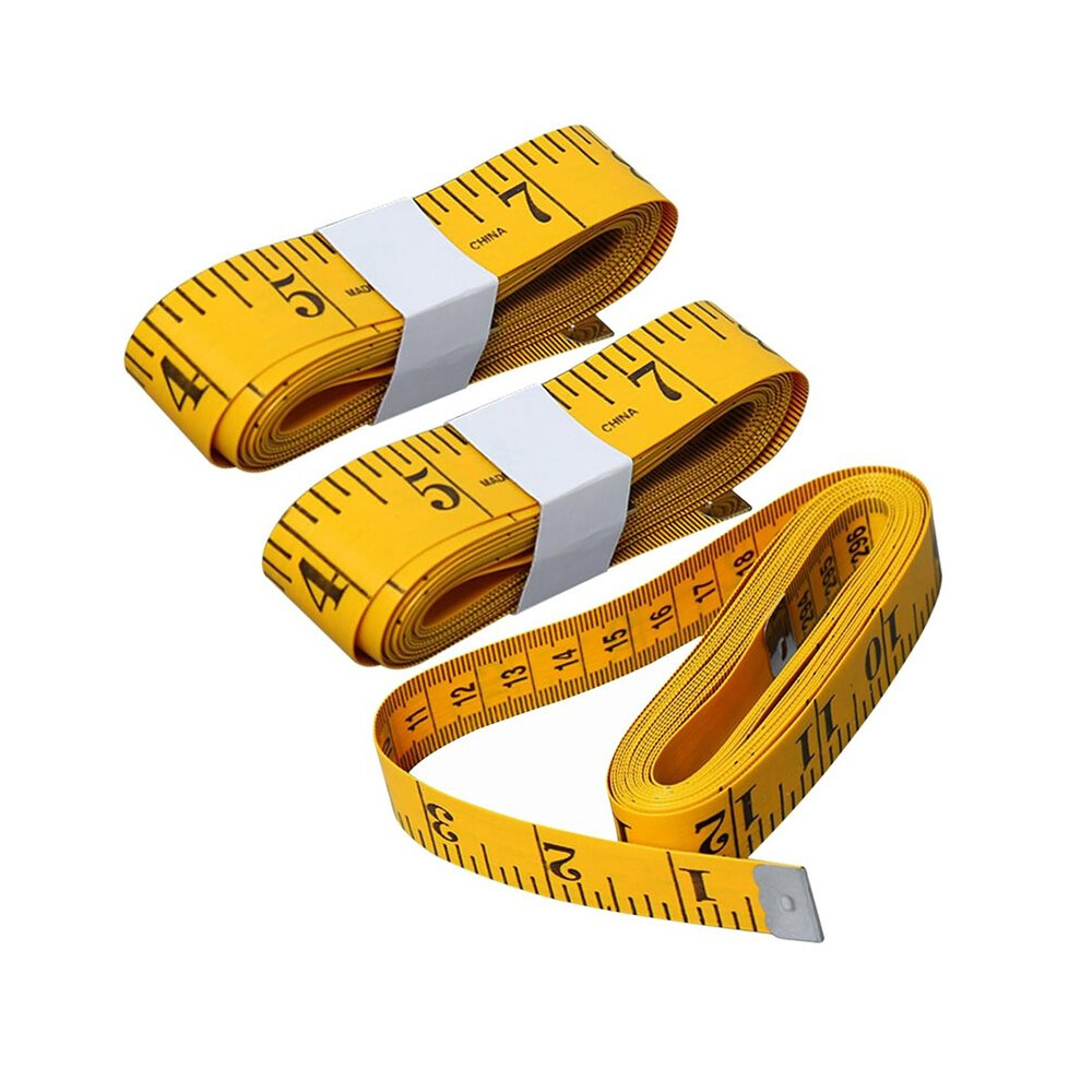 3Pcs Soft Tape Measure For Body Sewing, 120-Inch Double Scale Flexible Tailor Tape 4714137199167