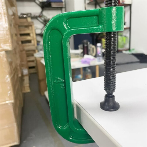 Conjunto de 2 Grampos C de 4 Polegadas, Grampos C/G de Aço Reforçado, Grampos Industriais para Marcenaria, Soldagem e Construção. 2