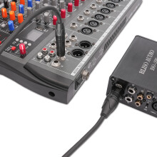 Cavo audio bilanciato da 6,35 mm TRS a XLR maschio, lunghezza 1,8-5 m, nero