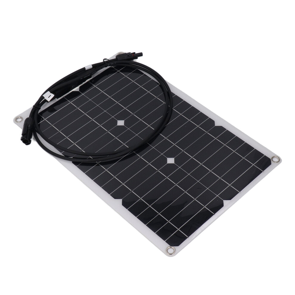 20W 18V Flexible Monocrystalline Solar Panel For 12V Battery, 420X280mm 6941386650257