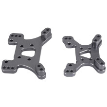 144001 Parte Anteriore e Posteriore Della Torre di Shock Set di Componenti di Ricambio Accessori per 144001 1/14 4WD RC Car, Argento