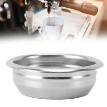 58 mm Edelstahl Einlagiger Kaffeepuckeinsatz, 2 Tassen