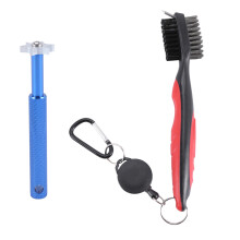 Strumento per Affilare Le Scanalature Da  e Spazzola per Mazze Da  un Scomparsa per Golfisti Kit Pratici e Puliti per Tutti I Ferri Da