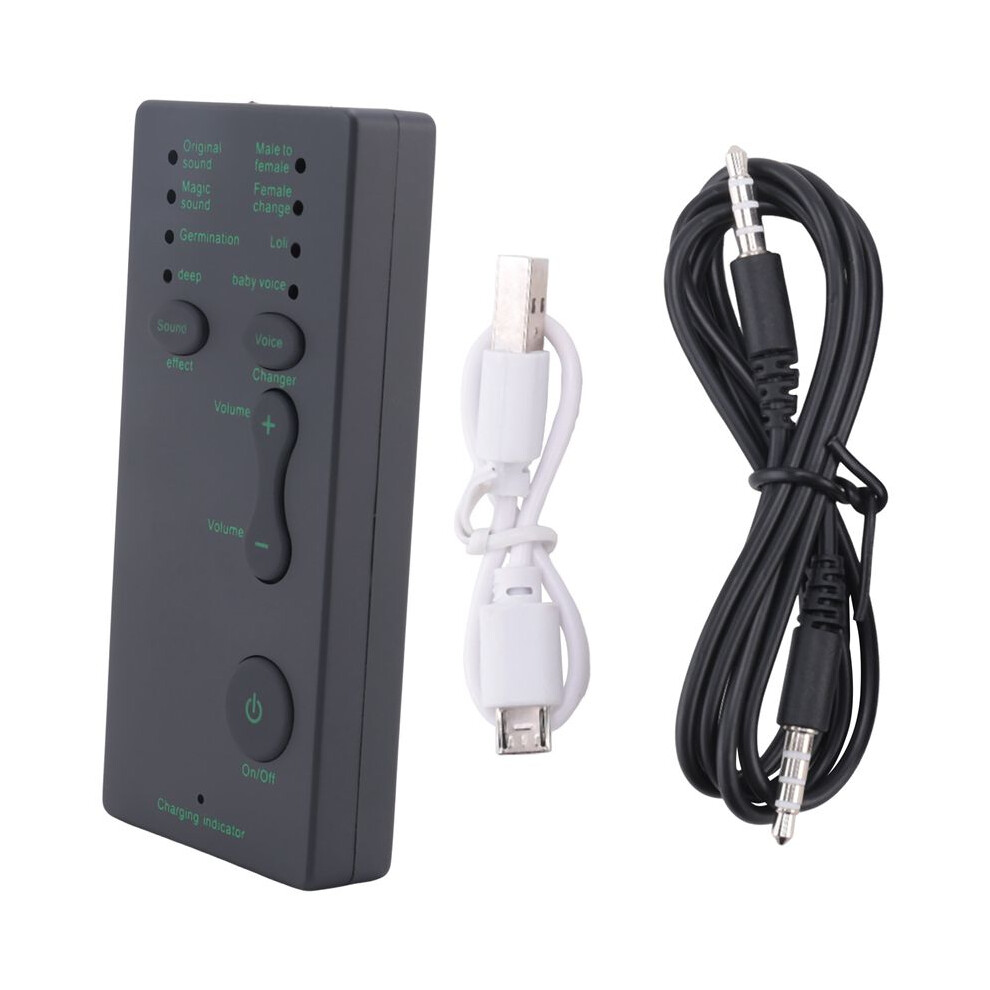 Disguiser Phone Microphone Voice Changer Adapter 8 Voice Changeing Modes For Pubg Mic Game 6032810442026