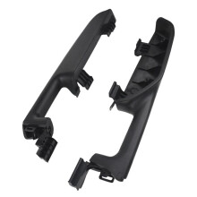 1Pair Black Front Door Armrest Handle Base Plate Cover 15703701 15703702 for Chevy Suburban Tahoe Yukon 1999-2006