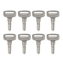 8PCS 4010321 Ignition Keys Blanks Replacement for Wheeler ATV Ranger RZR Snowmobile Key Code 22 23 27 28 Series