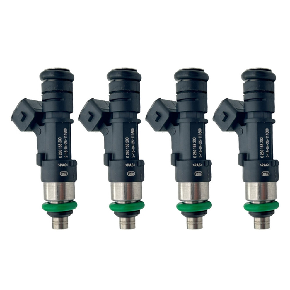 4Pcs Fuel Injectors For B-Max C-Max Fiesta Focus Fusion Mondeo Figo 0280158200 98Mf9f593ba 98Mf9f593bb 4713694609829