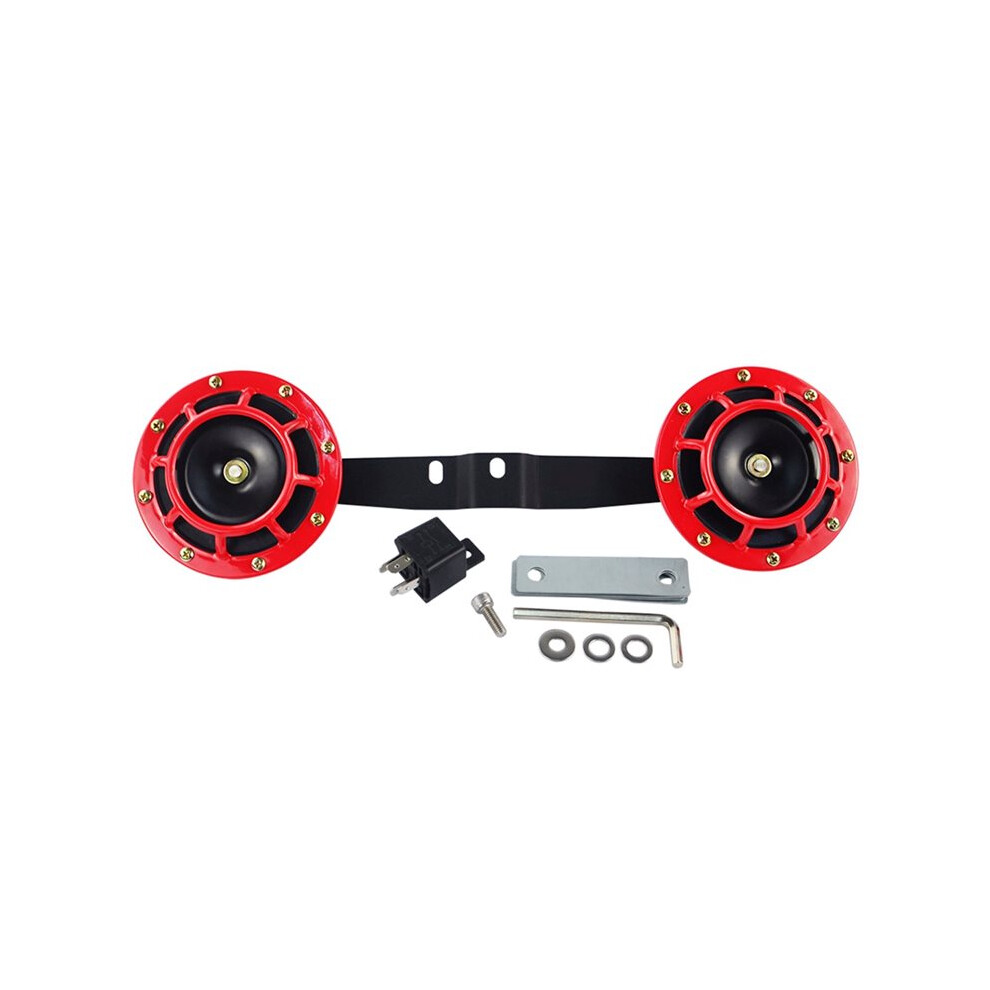 2Pcs 12V 115Db Super Loud Compact Electric Blast Tone Air Horn Kit With Horn Bracket For Wrx/Sti 2002-2007 4713755136783