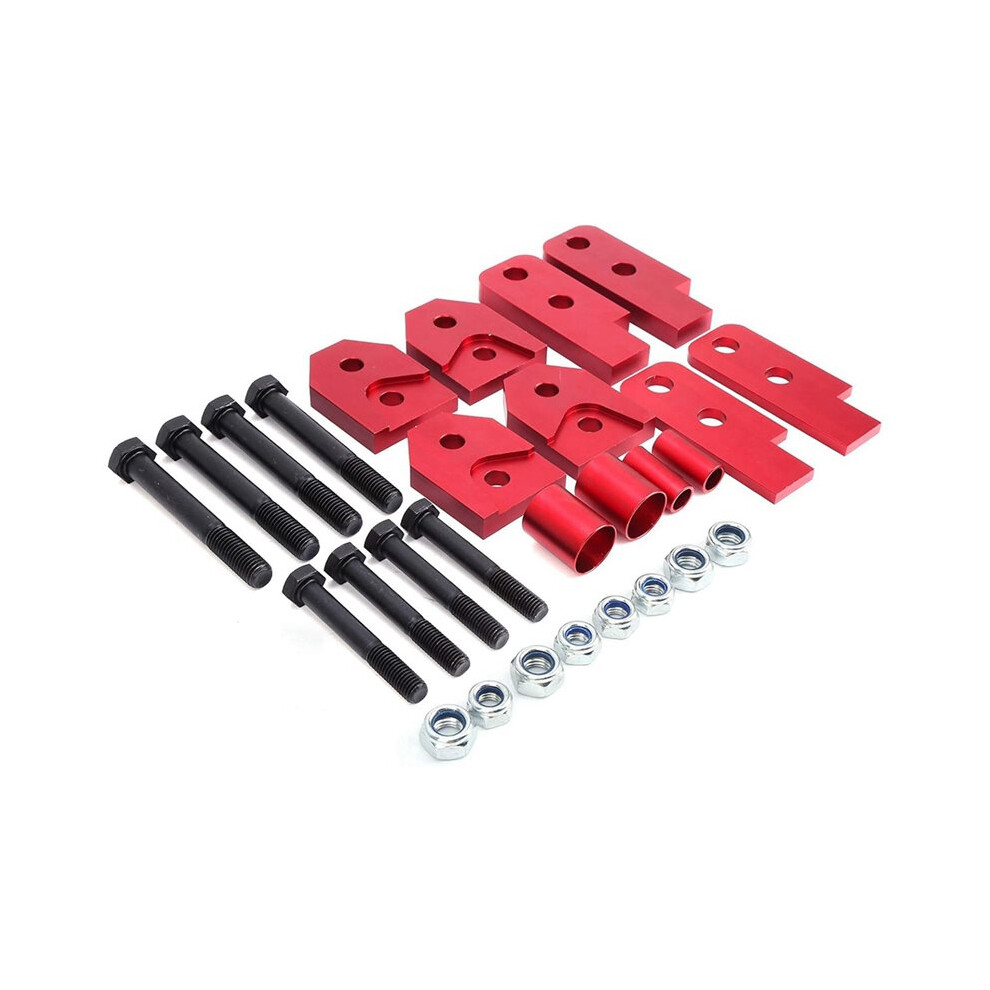 Atv Full Kit 2Inch Full Suspension All Terrain Vehicle Lifting Tool Fit For Rhino 450/660/700 Red 4711147549920
