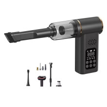 Wireless Vacuum Cleaner Multi-Purpose Emergency Portable Tire Inflator for Vehicle Outdoor with Digital Display